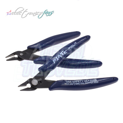 2PCS Elektrisch Wire Kabel Cutter Cutting Plier Side Snips Flush Durable ASS