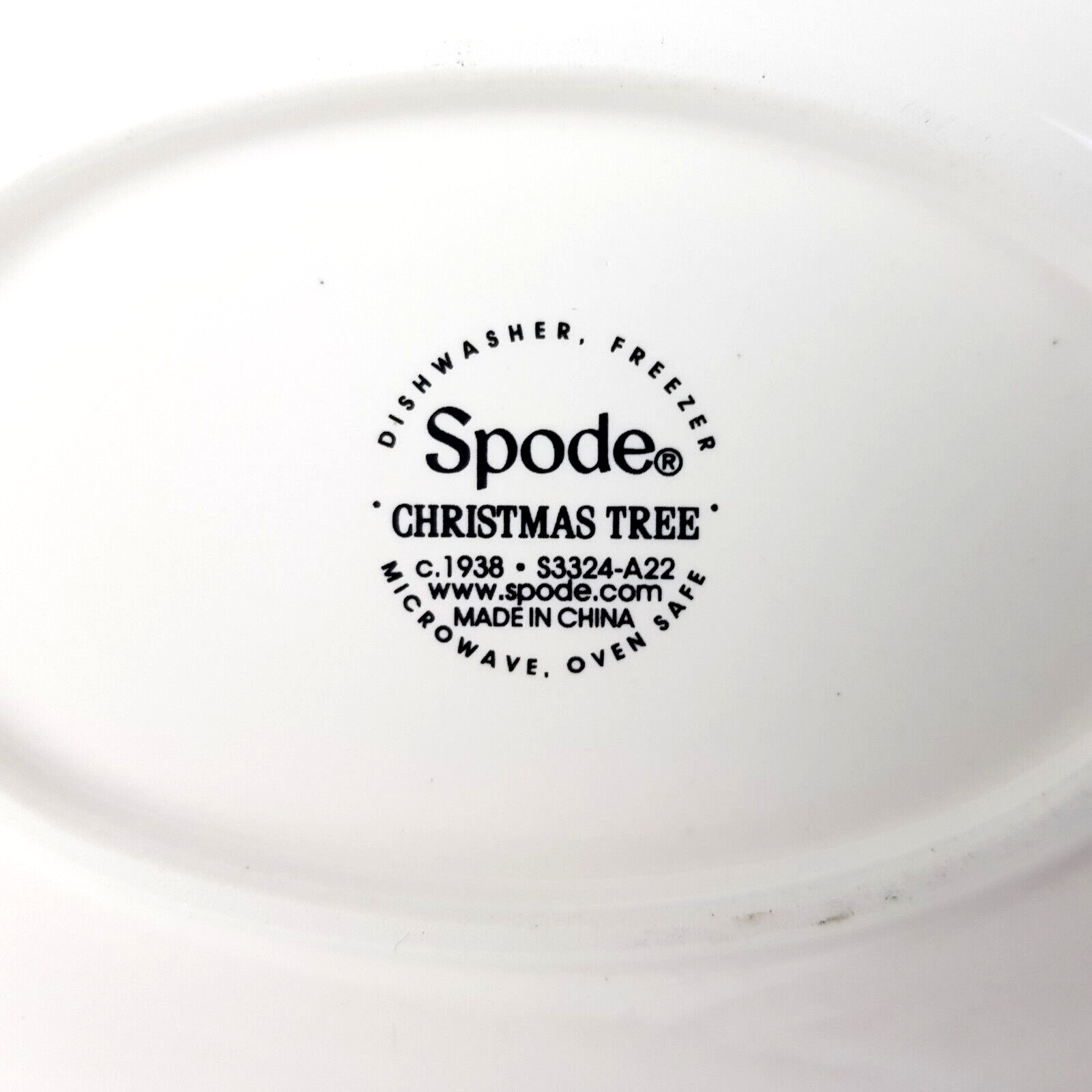 Spode Christmas Tree Gratin Dish Oval Serving Baking Casserole Dish