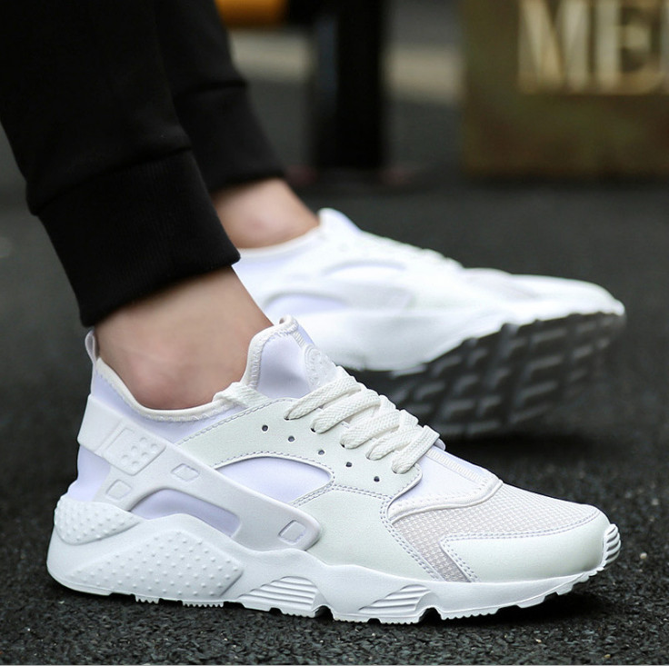Scarpe da ginnastica Air Huaraches uomo donna sneakers triple running sportive taglia 3-11 foto 3