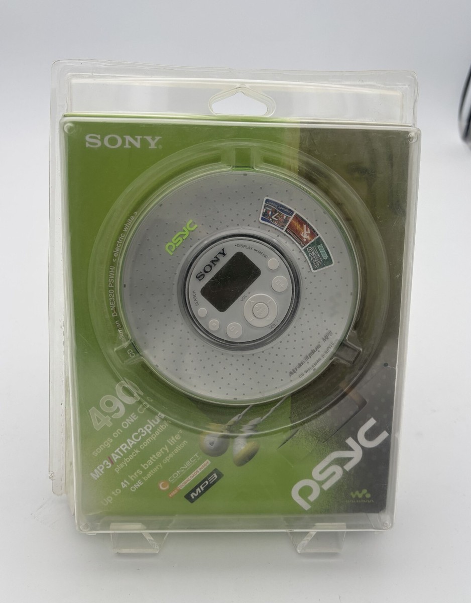 Sony Walkman Portable CD Mp3 Player - Electric White (D-NE320/WC1
