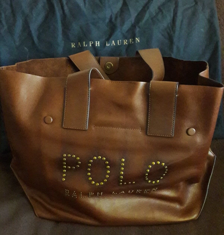 Sac cabas GM Polo Ralph Lauren en cuir - Photo 2/4