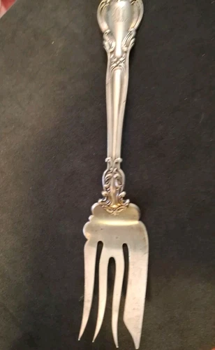 Chantilly by Gorham Sterling Silver Serving Fork.  Monogrammed