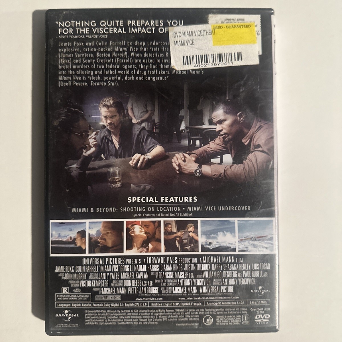 Miami Vice (Widescreen Edition) - DVD Jamie Foxx 25192802324| eBay