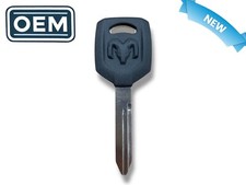 Fits 94-25 Ram 1500 2500 3500 Key Blank Uncut Mopar Ram Logo No Chip 68399888aa