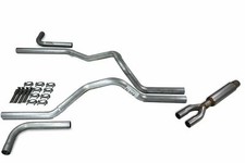 Ford F150 Truck 21-25 2.5 Dual Exhaust Kits With Glasspack Side Exit Ford F150 Truck 21-25 2.5 Dual Exhaust Kits With Glasspack Side Exit