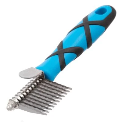 Groom Professional Dematting Comb for Dogs with Thumb Rest