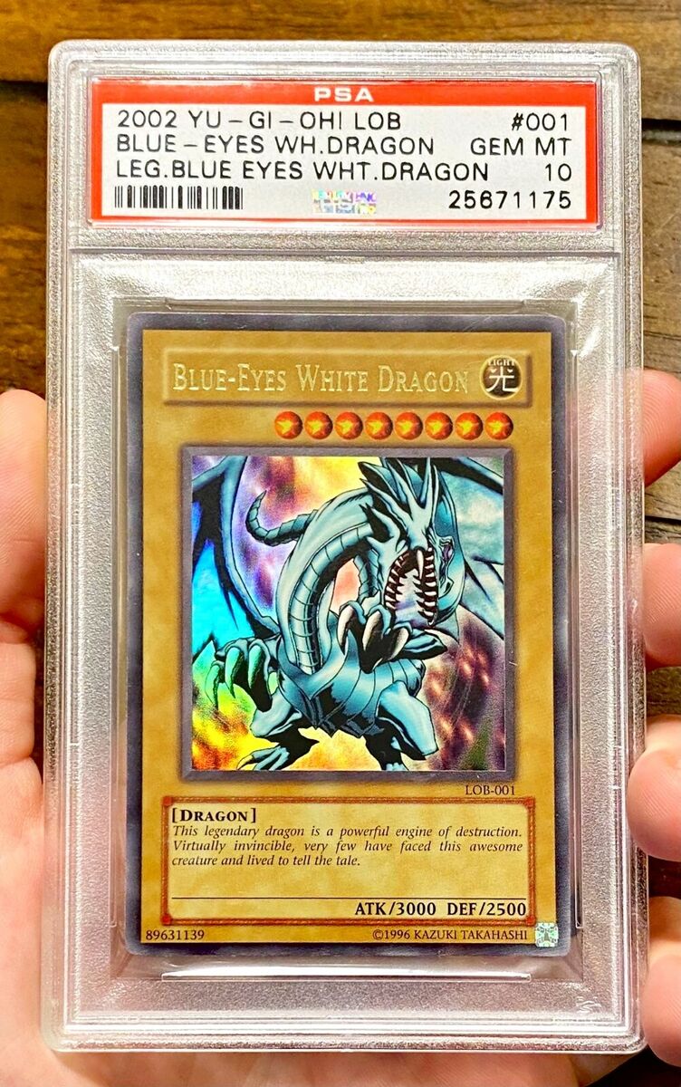 2002 Yu-Gi-Oh! Legend Of BLUE-EYES WHITE DRAGON LOB-001 2002 Yu-Gi-Oh! Legend Of BLUE-EYES WHITE DRAGON LOB-001