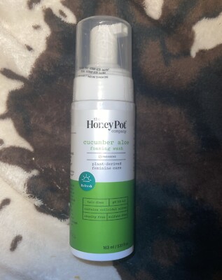 The Honey Pot Cucumber Aloe Foaming Wash Feminine Intimate Body Hygiene 5.51 oz