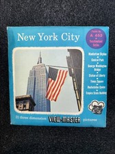 View-Master New York City New York 3 reel packet A 653 Vacationland Series X