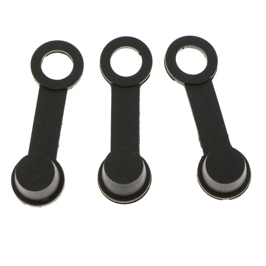 Paquete de 50 tapones de tornillo para purga de frenos grasa aceite bomba de drenaje goma cubierta antipolvo 8 mm Foto 2 de 4