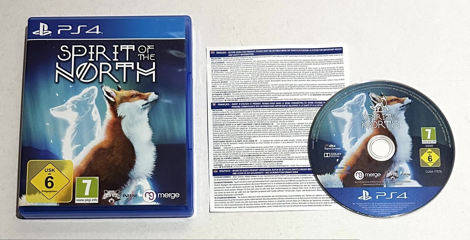 Spirit of the North Sony Playstation PS4 Boxed PAL