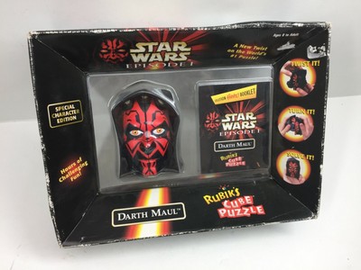 Star Wars Episode 1 Darth Maul Rubik's Cube Puzzle Factory Sealed