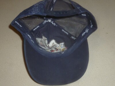 ED HARDY VINTAGE TATTOO WEAR BASEBALL CAP SKULL DICE RHINESTONE