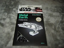 Disney Metal Earth Star Wars Millennium Falcon 3D Steel Model Kit New in Package