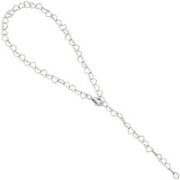 FußKettchen FußKette Aus Herzen, 925 Silber 27Cm VerküRzbar FußSchmuck FüR Damen