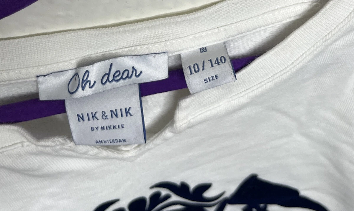 Nik and Nik by Nikkie Kids Long Sleeve Shirt Size 10 140