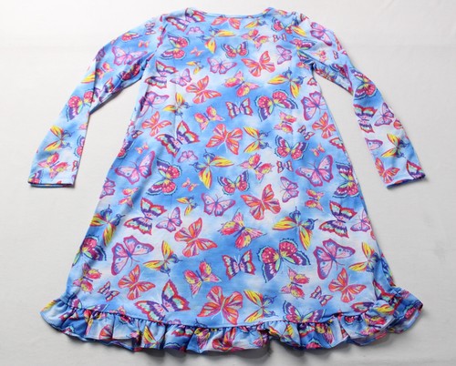 The Children's Place Girl's Long Sleeve Butterfly Nightgown EJ2 Multi Medium NWT - Picture 3 of 3