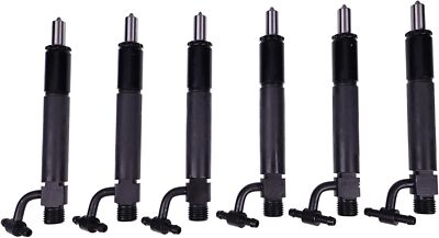 6X Fuel Injector w/ Nozzle 1817394C91 1817395C1 for Navistar Engine DT466 DTA466