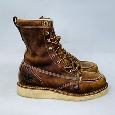 THOROGOOD MENS 8" NON-SAFETY TOE COMFORTABLE MOC WORK BOOTS 814-4178 SIZE 10EE