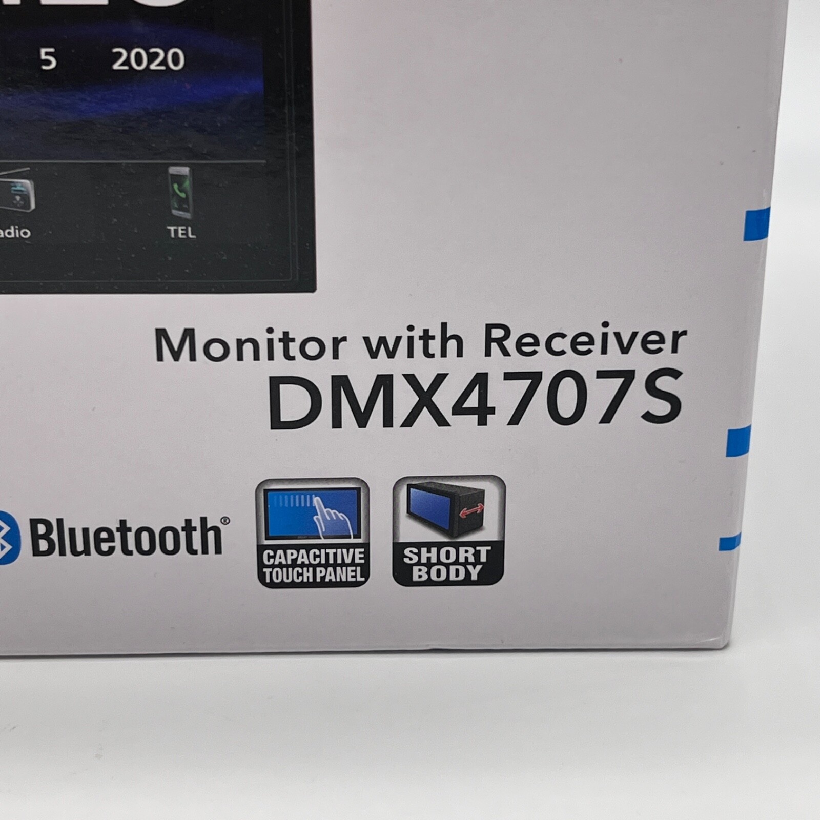 Kenwood Monitor with Receiver Apple Carplay Android Auto Touchscreen