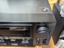AIWA EXCELIA XK-009 Stereo Cassette Deck 3 Head Black