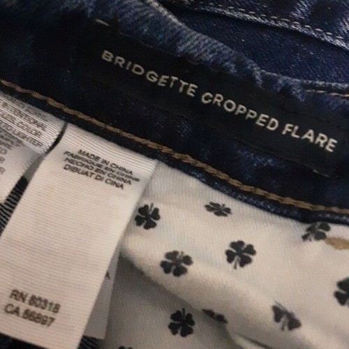 Jeans marca Lucky. Bridgette donna 10 blu cropped svasata - Foto 10 di 11