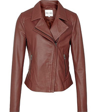 Reiss Brown Palermo Stitched Panel Jacket Xs; L  Msrp: $660 