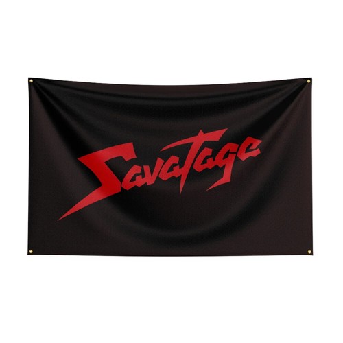 Savatage Fan Flag Banner heavy metal band Tapestry Wall Hanging Room Decor 3x5Ft - Bild 19 von 19