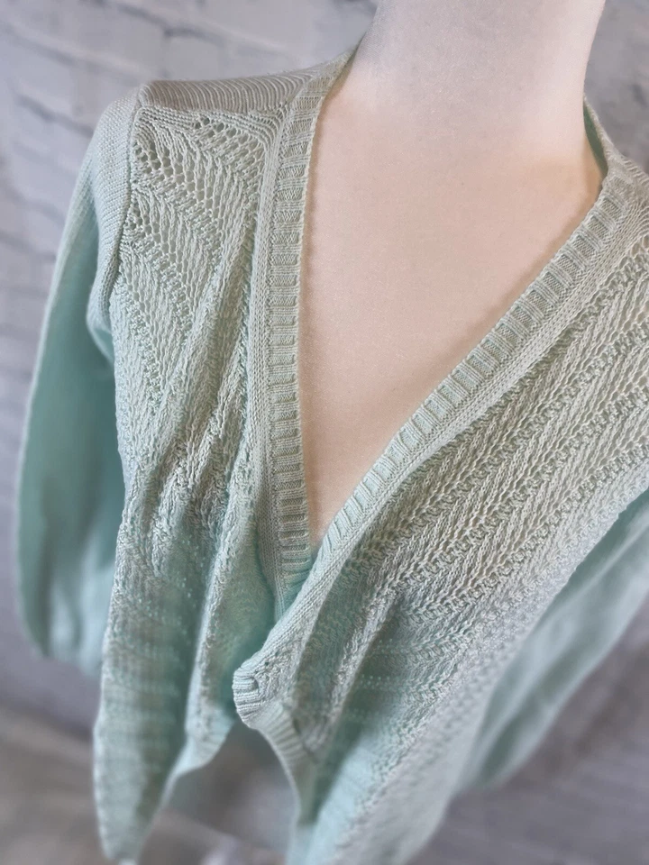 Cárdigan Suéter Matilda Jane 435 Hello Lovely Dorado Niña Talla 14 Verde Como Nuevo Foto 2 de 4