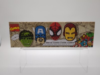 Marvel Comics Cookie Cutters by Williams Sonoma 4 Characters | eBay