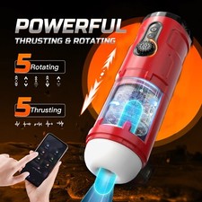 Male Masturbators APP Control Rotation Penis Pump Thrusting Cup Sex Toys For Men