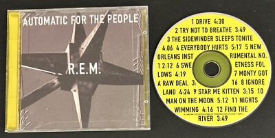 R.E.M. Automatic For The People CD Drive Everybody Hurts Man On The Moon (1992)