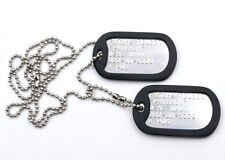  Top Gun Hangman Stainless Steel Military Dog Tag Set Cosplay  Halloween Costume Prop : Pet Supplies