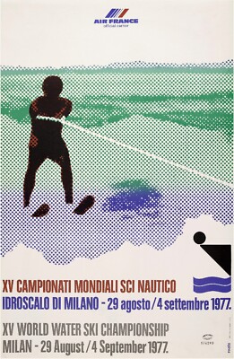 Affiche Vintage Menton 7ème Bol D'Or Yachting – Poster Haute Qualité 50x75cm