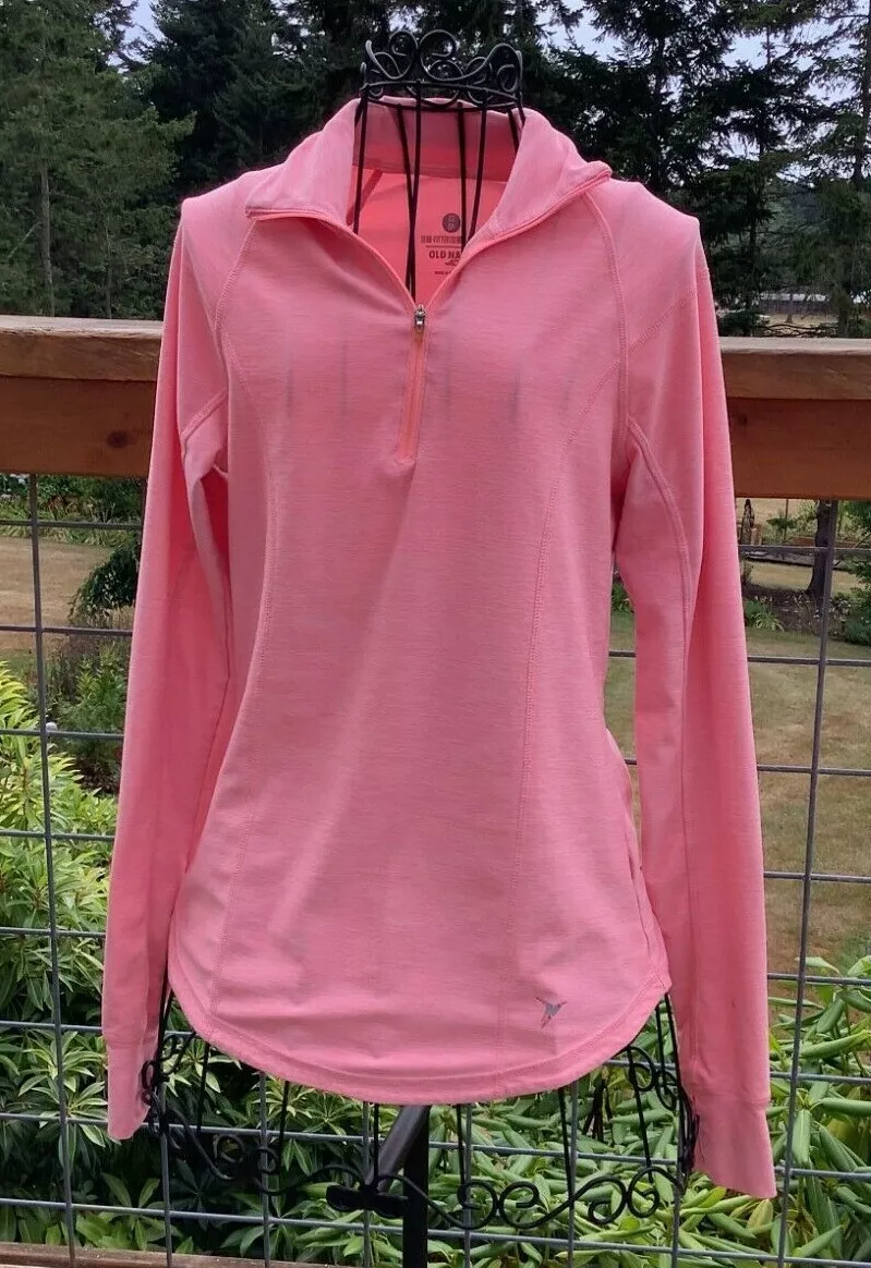 Old Navy Women s XS Pink Semi Fitted Active Wear Pullover Long