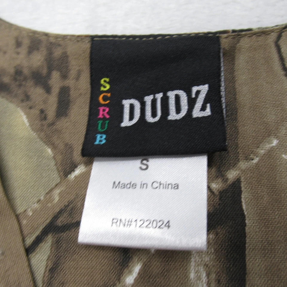 Camisa Médica Realtree Para Hombres Pequeña Verde Camuflada Se Ajusta a Uniforme de Enfermera Médica Grande NUEVA Foto 4 de 4