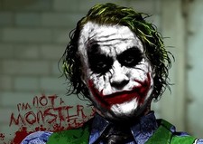 The Joker Dark Knight Batman Art Print Photo Picture Poster A3 A4 