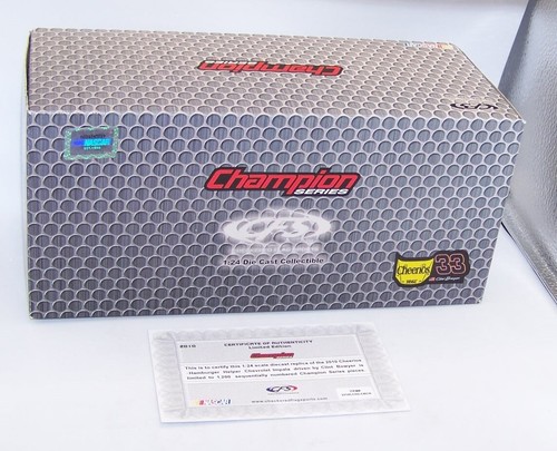 1:24 CHECKERED FLAG CFS CHAMPION 2010 #33 CHEERIOS IMPALA SS CLINT BOWYER 1/1200 - Picture 7 of 10