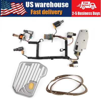 9PCS 4L60E 4L65E Transmission Solenoid Kit For 2003-06 GM EPC Shift TCC 3-2 PWM。