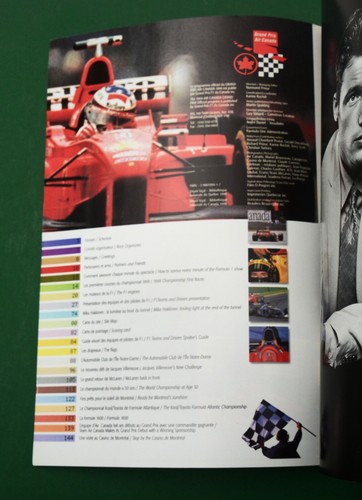 F1 Grand Prix Air Canada Montreal - Race Program June 11-13,1999 French/English - Picture 3 of 12