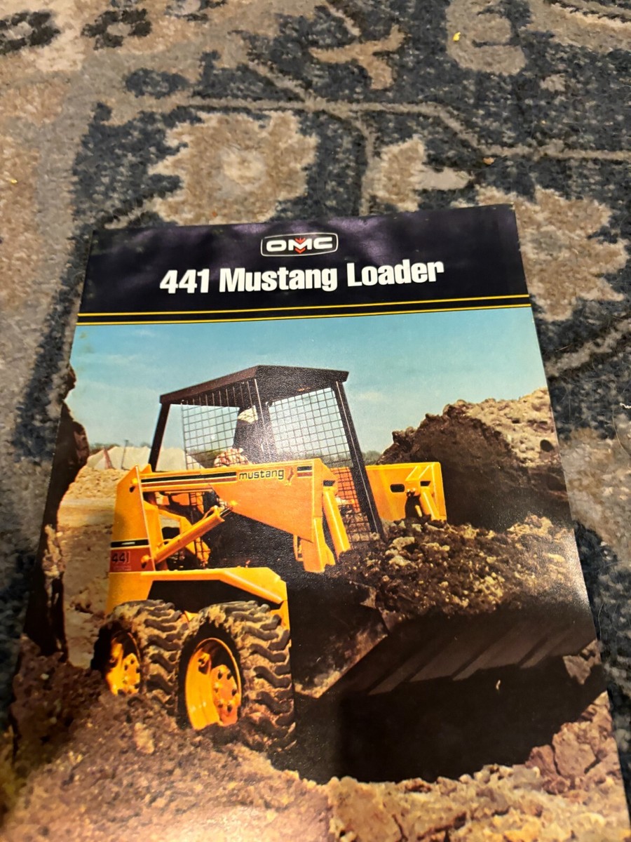 Owatonna 441 Mustang Skid Steer Loader Brochure FCCA24 | eBay