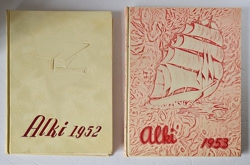 Lot 1952 & 1953 Original Vancouver High School Annual Yearbooks Washington State - Picture 1 of 10