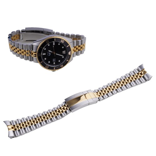 Speidel Twist-O-flex Expansion Watch Band Gold Tone 162YL 18-22MM X-Long
