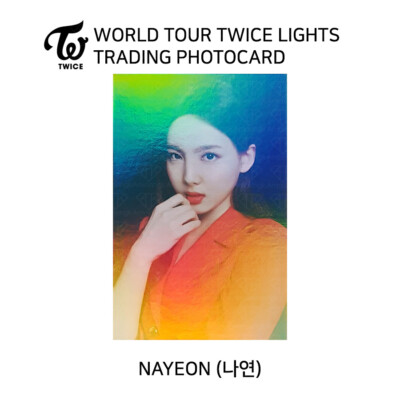TWICE TWICE WORLD TOUR 2019 TWICE LIGHTS Official Trading Card