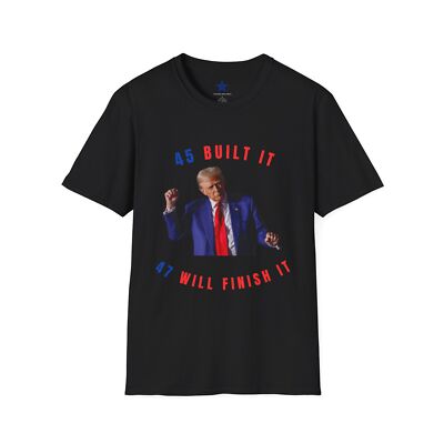 Donald Trump 45 47 Shirt Patriotic MAGA USA Conservative Tee