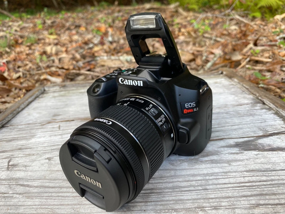 Canon EOS Rebel SL3 Camera with Canon EF-S 18-55mm Lens with Image Stabilizer - Image 2 of 4