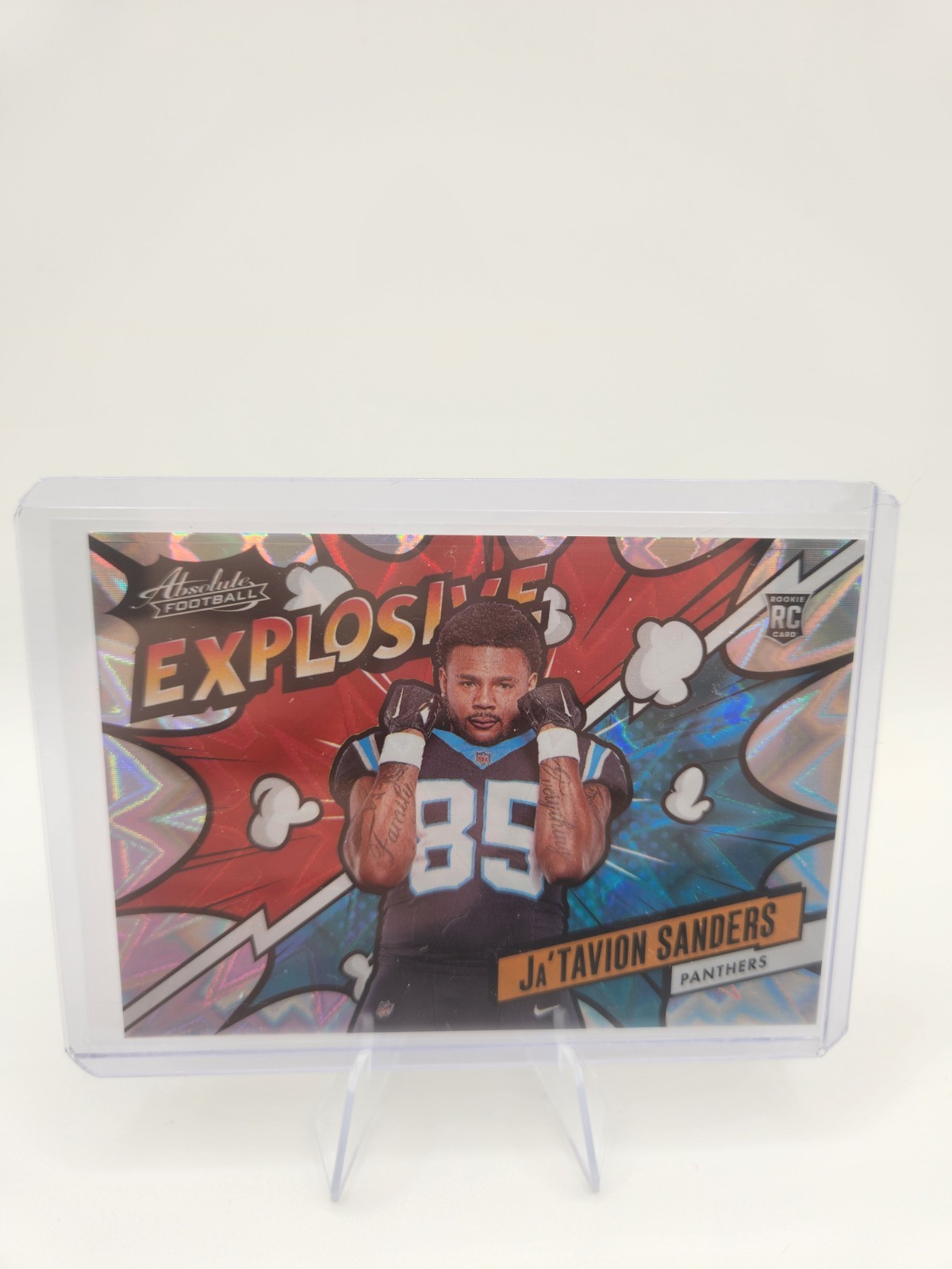 Ja'Tavion Sanders 2024 Panini Absolute Explosive RC SSP Panthers