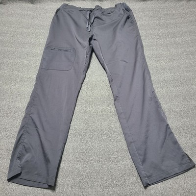 Epic Comfort Stretch XLT Pewter Scrub Pants Men's Cargo Drawstring