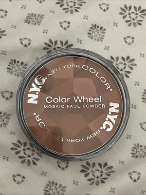 NYC New York Color Wheel Mosaic Face Powder 727A  Mocha Glow NEW Sealed