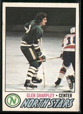 1977-78 O-Pee-Chee Glen Sharpley RC #158 Minnesota North Stars